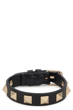Carica l'immagine nel visualizzatore di Gallery, Bracciale Rockstud in Pelle scamosciata