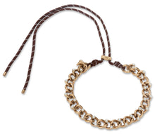 Load image into Gallery viewer, Chain and cord necklace