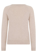 Carica l'immagine nel visualizzatore di Gallery, Maglione in cachemire beige melange