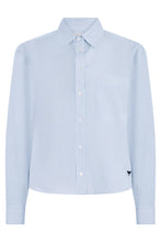 Carica l'immagine nel visualizzatore di Gallery, Camicia in popeline di cotone a righe