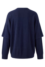 Carica l'immagine nel visualizzatore di Gallery, Maglia in lana e cashmere con doppia manica
