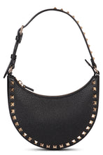 Carica l'immagine nel visualizzatore di Gallery, Mini hobo-bag Rockstud in pelle