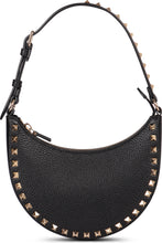 Carica l'immagine nel visualizzatore di Gallery, Mini hobo-bag Rockstud in pelle