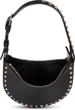 Carica l'immagine nel visualizzatore di Gallery, Mini hobo-bag Rockstud in pelle