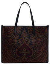 Carica l'immagine nel visualizzatore di Gallery, Borsa tote con motivo paisley