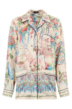 Carica l'immagine nel visualizzatore di Gallery, Camicia con stampa flora in twill