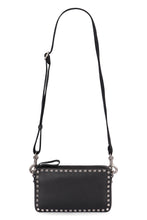 Carica l'immagine nel visualizzatore di Gallery, Borsa messenger Rockstud in pelle