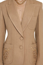 Load image into Gallery viewer, Single-breasted two-button blazer