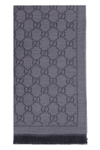 Carica l'immagine nel visualizzatore di Gallery, Sciarpa in lana jacquard con logo GG