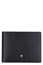 Carica l'immagine nel visualizzatore di Gallery, Portafoglio flap-over in pelle liscia