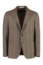Carica l'immagine nel visualizzatore di Gallery, Blazer monopetto in motivo pied-de-poule