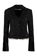 Load image into Gallery viewer, Cotton blend tweed jacket