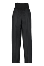 Carica l'immagine nel visualizzatore di Gallery, Pantaloni carrot-fit in cotone