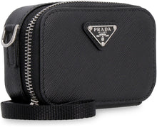 Carica l'immagine nel visualizzatore di Gallery, Pouch a tracolla in pelle Saffiano