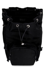 Load image into Gallery viewer, Leather details nylon backpack
