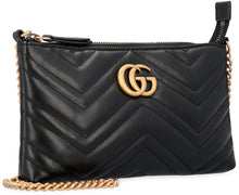 Carica l'immagine nel visualizzatore di Gallery, Wallet on chain GG Marmont in pelle