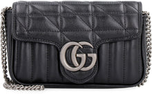 Carica l'immagine nel visualizzatore di Gallery, Mini-bag GG Marmont in pelle matelassé
