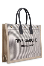 Carica l'immagine nel visualizzatore di Gallery, Tote bag Rive Gauche in canvas