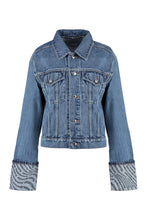 Carica l'immagine nel visualizzatore di Gallery, Giacca Trucker in denim