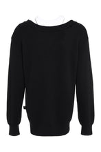 Carica l'immagine nel visualizzatore di Gallery, Pullover a strati in lana