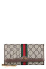 Carica l'immagine nel visualizzatore di Gallery, Wallet on chain Ophidia in tessuto GG Supreme