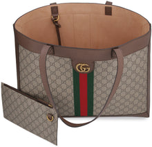 Carica l'immagine nel visualizzatore di Gallery, Tote bag Ophidia in tessuto GG supreme
