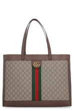 Carica l'immagine nel visualizzatore di Gallery, Tote bag Ophidia in tessuto GG supreme