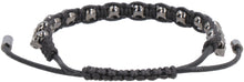 Carica l'immagine nel visualizzatore di Gallery, Bracciale in corda Multi-Skull