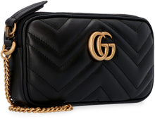Carica l'immagine nel visualizzatore di Gallery, Mini-bag a tracolla GG Marmont in pelle matelassé