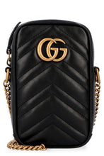 Carica l'immagine nel visualizzatore di Gallery, Mini-bag a tracolla GG Marmont in pelle matelassé
