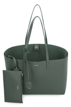 Carica l'immagine nel visualizzatore di Gallery, Shopping bag E/W in pelle