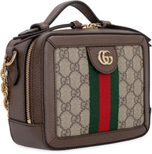 Carica l'immagine nel visualizzatore di Gallery, Mini-bag Ophidia in tessuto GG supreme