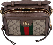 Carica l'immagine nel visualizzatore di Gallery, Mini-bag Ophidia in tessuto GG supreme