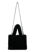 Carica l'immagine nel visualizzatore di Gallery, Mini tote bag Liz in ecopelliccia
