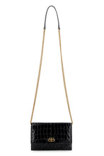 Carica l'immagine nel visualizzatore di Gallery, Clutch Sharp in pelle stampa coccodrillo
