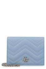 Load image into Gallery viewer, GG Marmont quilted leather wallet on chain