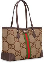 Carica l'immagine nel visualizzatore di Gallery, Borsa shopping Ophidia in tessuto jumbo GG