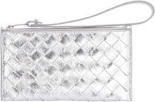Carica l'immagine nel visualizzatore di Gallery, Bill Pouch in pelle metallizzata
