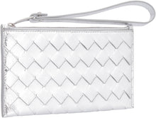 Carica l'immagine nel visualizzatore di Gallery, Bill Pouch in pelle metallizzata