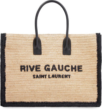Carica l'immagine nel visualizzatore di Gallery, Tote bag Rive Gauche in rafia