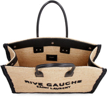 Carica l'immagine nel visualizzatore di Gallery, Tote bag Rive Gauche in rafia