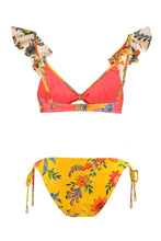 Carica l'immagine nel visualizzatore di Gallery, Bikini Ginger Frill Shoulder con reggiseno a triangolo