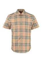 Carica l'immagine nel visualizzatore di Gallery, Camicia in cotone con maniche corte