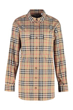 Carica l'immagine nel visualizzatore di Gallery, Camicia oversize in motivo vintage check