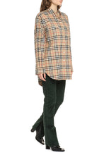 Carica l'immagine nel visualizzatore di Gallery, Camicia oversize in motivo vintage check