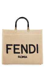 Carica l'immagine nel visualizzatore di Gallery, Tote bag media Sunshine in rafia