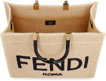 Carica l'immagine nel visualizzatore di Gallery, Tote bag media Sunshine in rafia