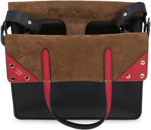 Carica l'immagine nel visualizzatore di Gallery, Borsa Fendi Flip in pelle e suede