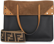 Load image into Gallery viewer, Fendi Flip leather tote