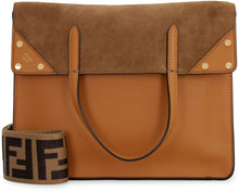 Load image into Gallery viewer, Fendi Flip leather tote
